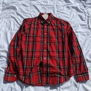 Crewcuts - Red Plaid Button Down - 14